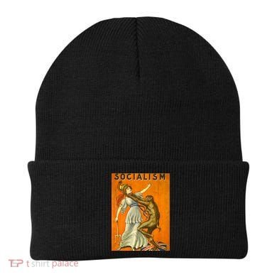 Vintage AntiSocialism Print Beanie