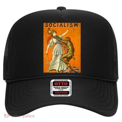 Vintage AntiSocialism Print Hat