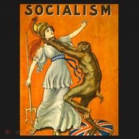 Vintage AntiSocialism Print Visor thumb 3