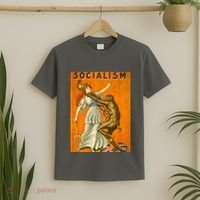 Vintage AntiSocialism Print T-Shirt thumb 2