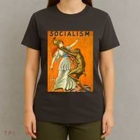 Vintage AntiSocialism Print T-Shirt thumb 4
