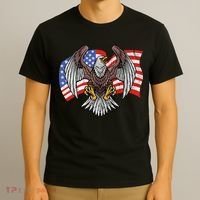 Vintage American Patriotic Eagle T-Shirt thumb 3
