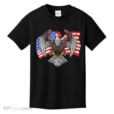Vintage American Patriotic Eagle Kids T-Shirt