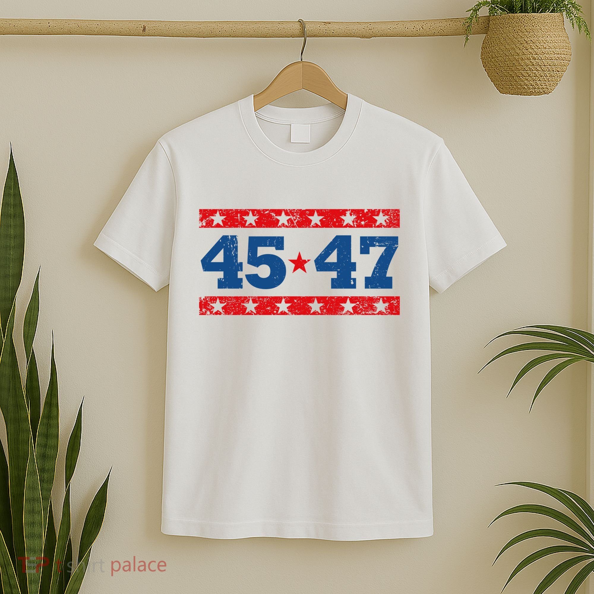 Vintage American President Trump 45 47 2024 Election T-Shirt
