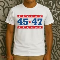 Vintage American President Trump 45 47 2024 Election T-Shirt thumb 3