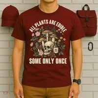 Vintage All Plants Are Edible Some Only Once T-Shirt thumb 6