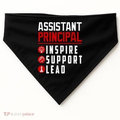 Vintage Assistant Principal Inspire Support Lead Profession USA-Made Doggie Bandana