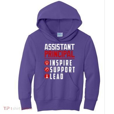 Vintage Assistant Principal Inspire Support Lead Profession Kids Hoodie