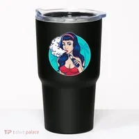 Vaping Cloud Vape Lady Tumbler thumb 0