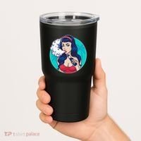 Vaping Cloud Vape Lady Tumbler thumb 2