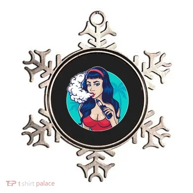 Vaping Cloud Vape Lady Ornament