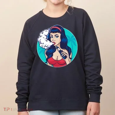 Vaping Cloud Vape Lady Women's Sweatshirt