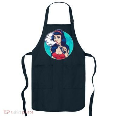 Vaping Cloud Vape Lady Apron