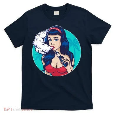 Vaping Cloud Vape Lady T-Shirt