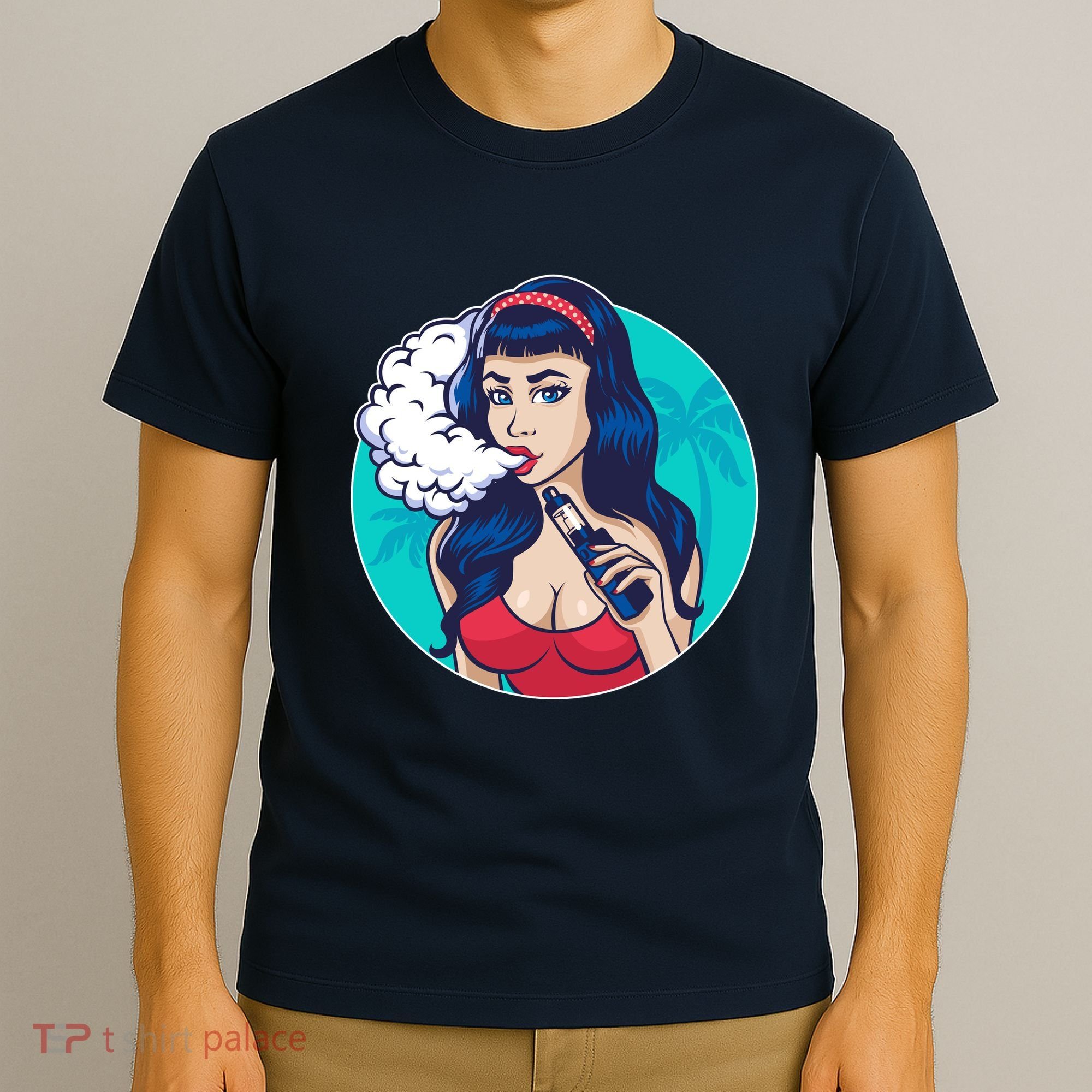 Vaping Cloud Vape Lady T-Shirt