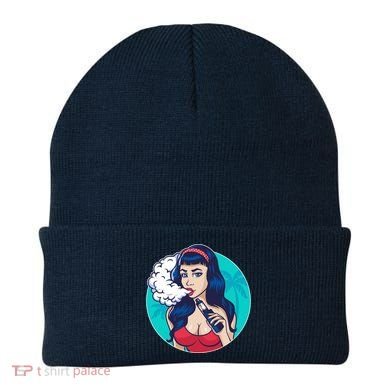 Vaping Cloud Vape Lady Beanie