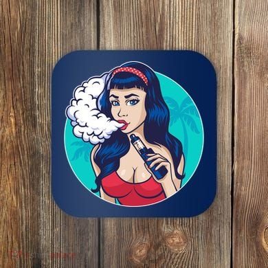 Vaping Cloud Vape Lady Coaster