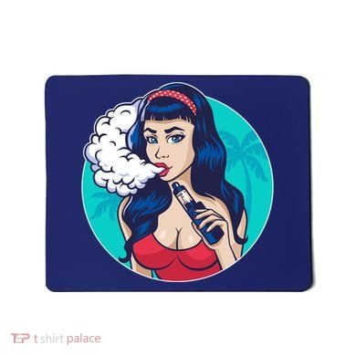 Vaping Cloud Vape Lady Mousepad