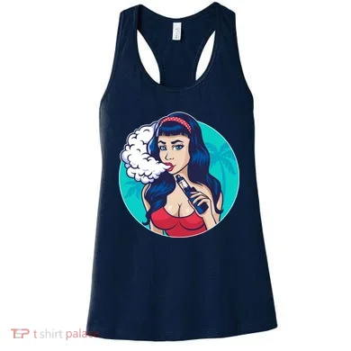 Vaping Cloud Vape Lady Women's Tank Top