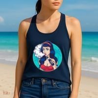 Vaping Cloud Vape Lady Women's Tank Top thumb 2