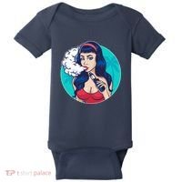 Vaping Cloud Vape Lady Baby Bodysuit thumb 0