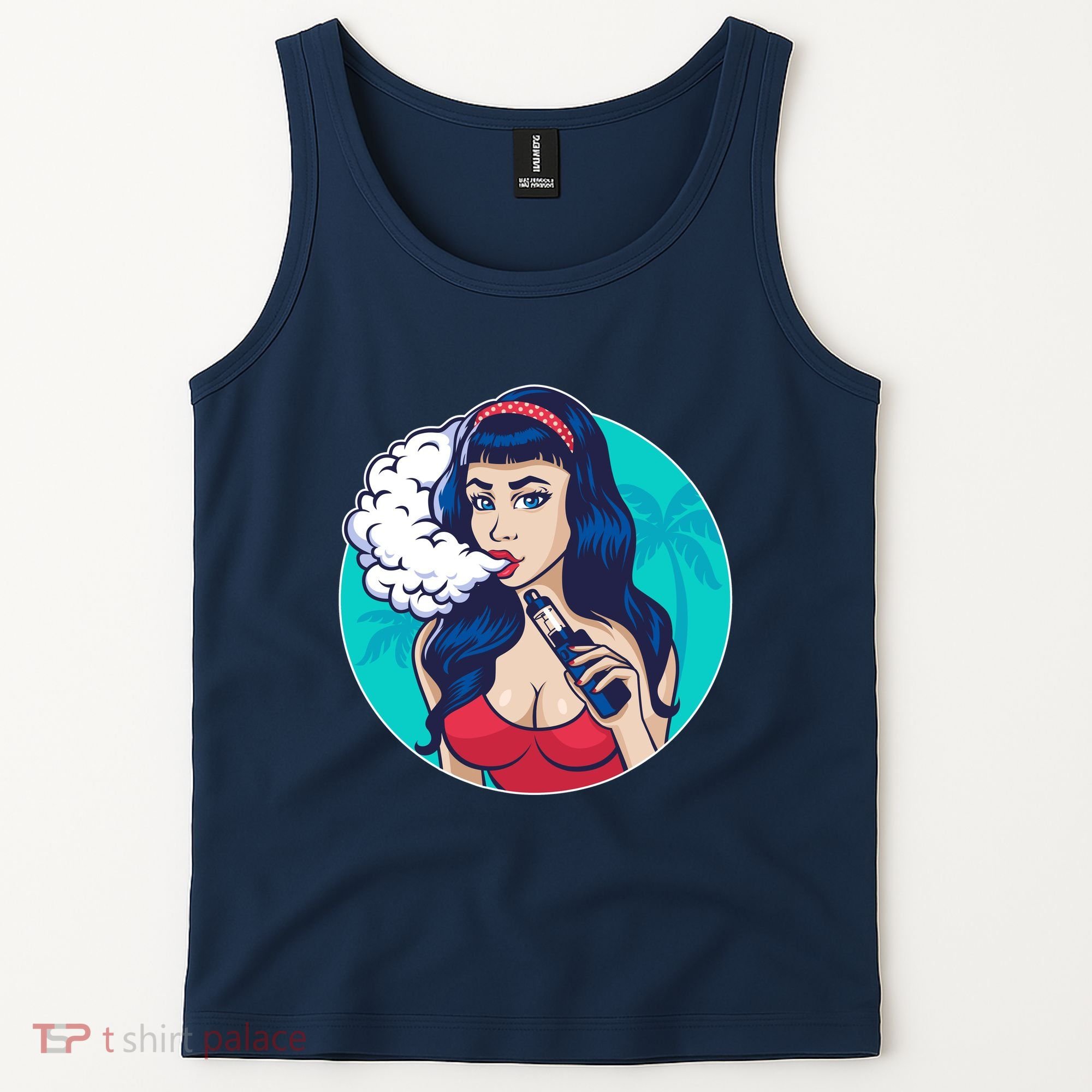 Vaping Cloud Vape Lady Tank Top