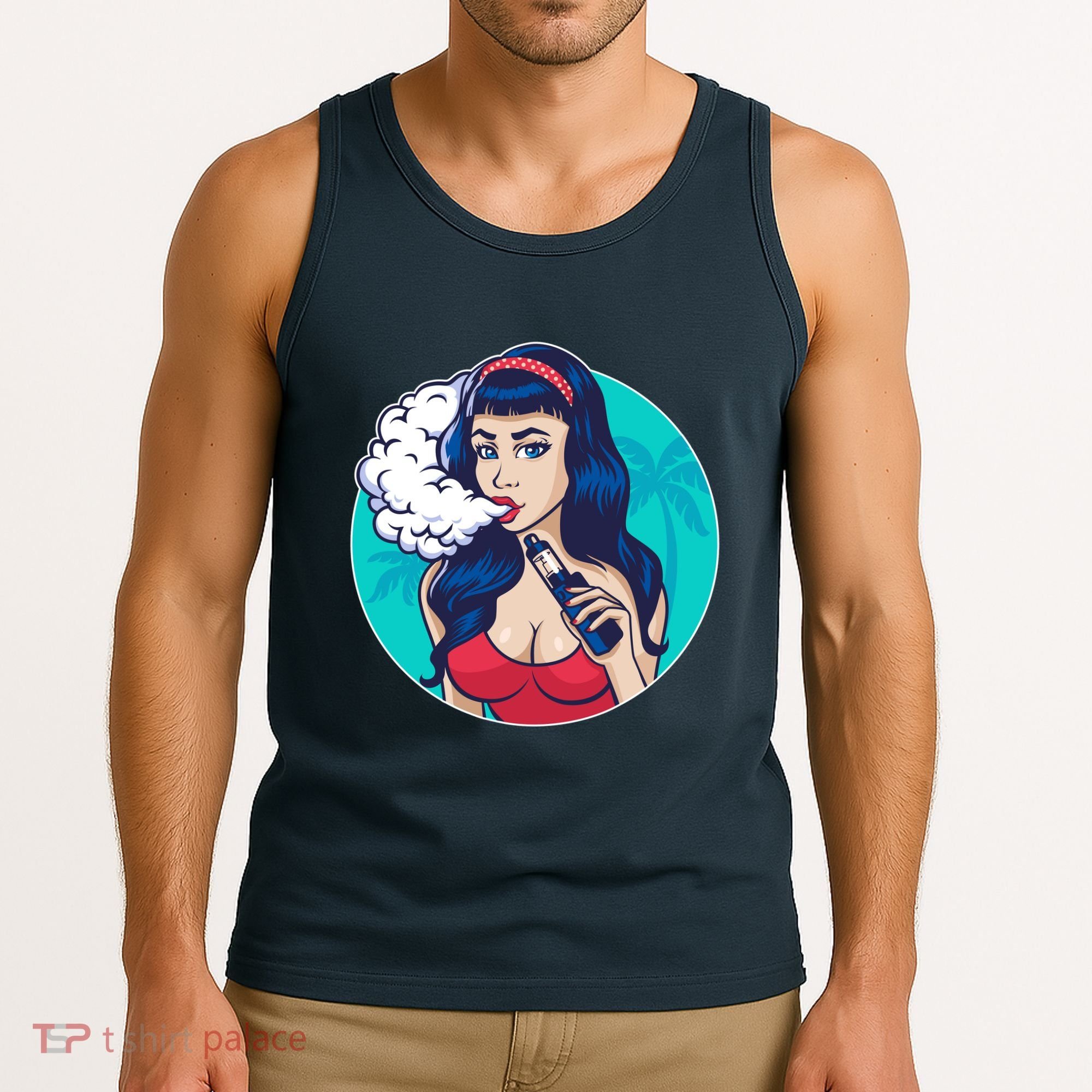 Vaping Cloud Vape Lady Tank Top