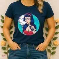 Vaping Cloud Vape Lady Women's T-Shirt thumb 2