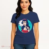Vaping Cloud Vape Lady Women's T-Shirt thumb 4