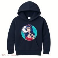 Vaping Cloud Vape Lady Kids Hoodie thumb 0