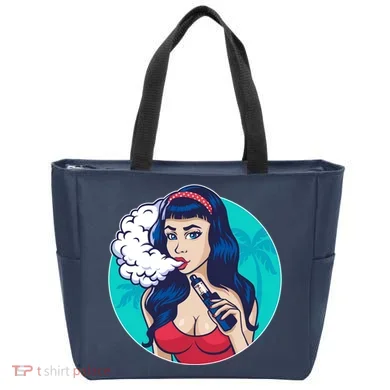 Vaping Cloud Vape Lady Tote Bag