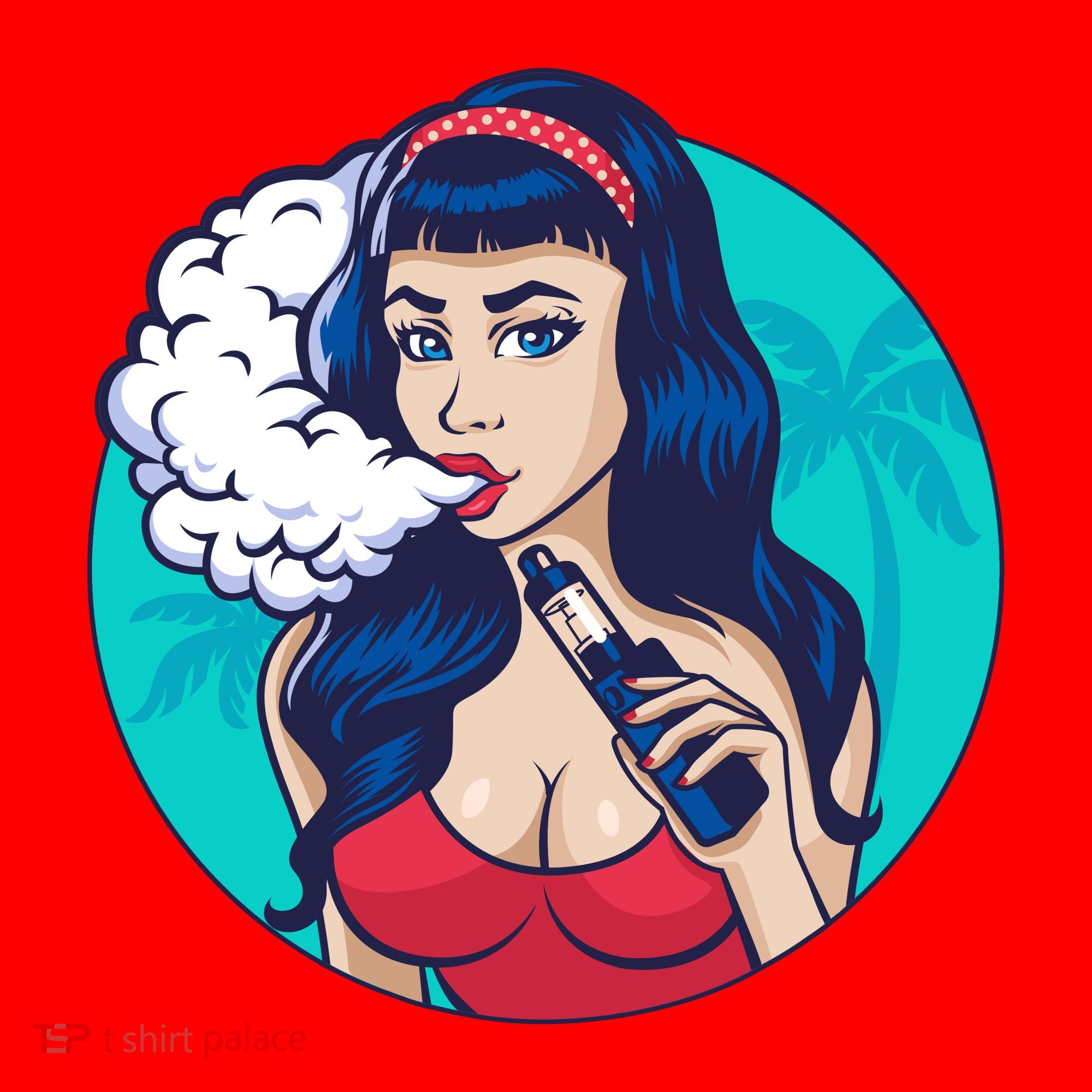 Vaping Cloud Vape Lady Santa Hat