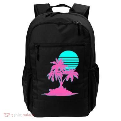 Vapor Wave Beach Backpack