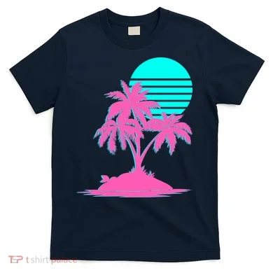 Vapor Wave Beach T-Shirt