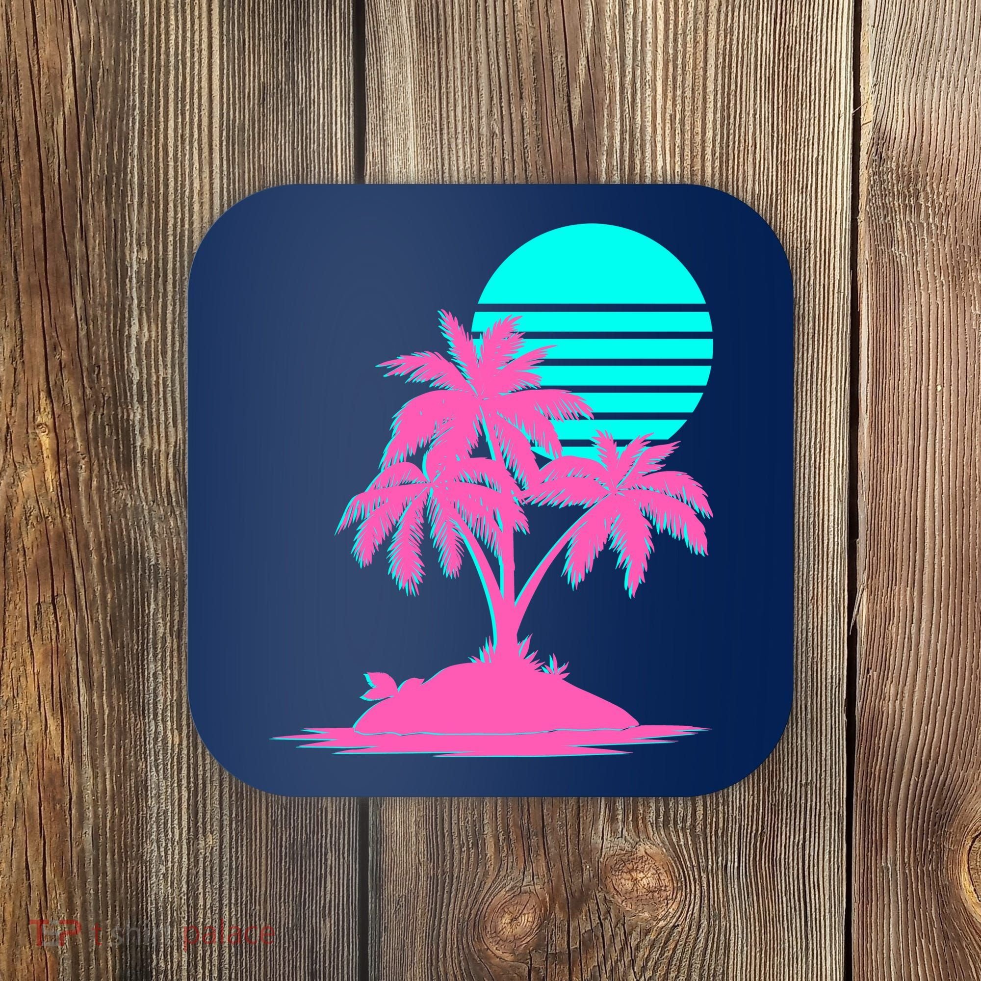 Vapor Wave Beach Coaster