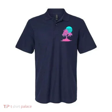 Vapor Wave Beach Polo