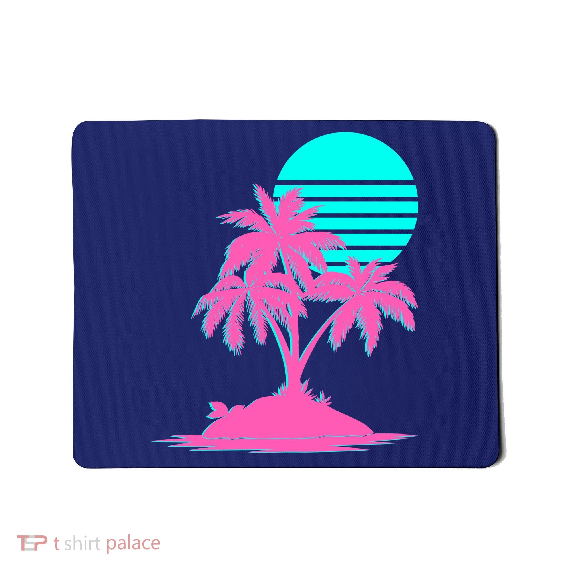 Vapor Wave Beach Mousepad