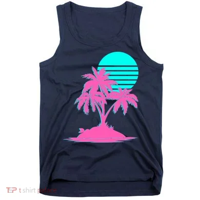 Vapor Wave Beach Tank Top