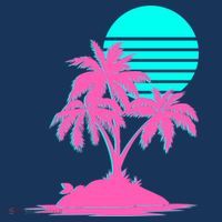 Vapor Wave Beach Women's T-Shirt thumb 6