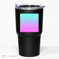 Vaporware Aesthetic Square Tumbler thumb 0