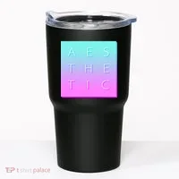 Vaporware Aesthetic Square Tumbler thumb 0
