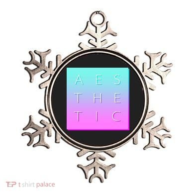 Vaporware Aesthetic Square Ornament