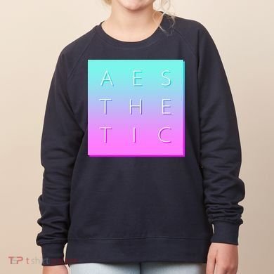 Vaporware Aesthetic Square Women's Sweatshirt