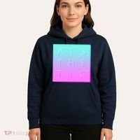 Vaporware Aesthetic Square Hoodie thumb 5