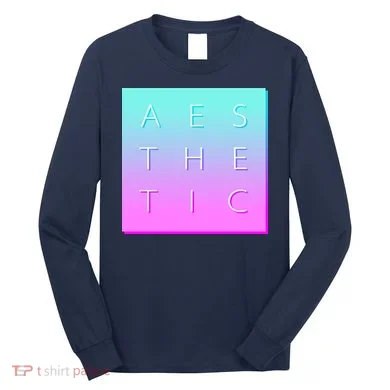 Vaporware Aesthetic Square Long Sleeve Shirt
