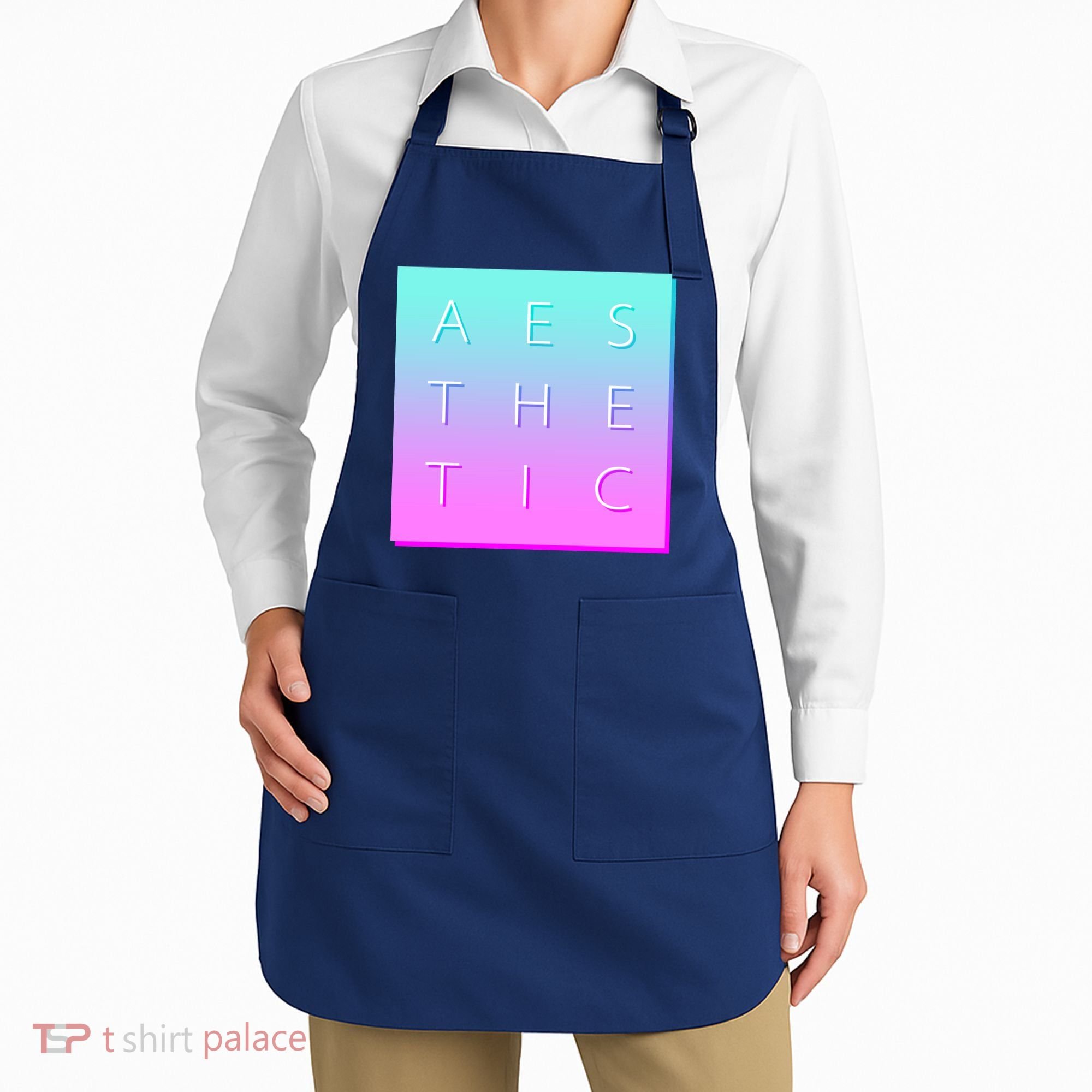 Vaporware Aesthetic Square Apron