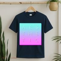 Vaporware Aesthetic Square T-Shirt thumb 2