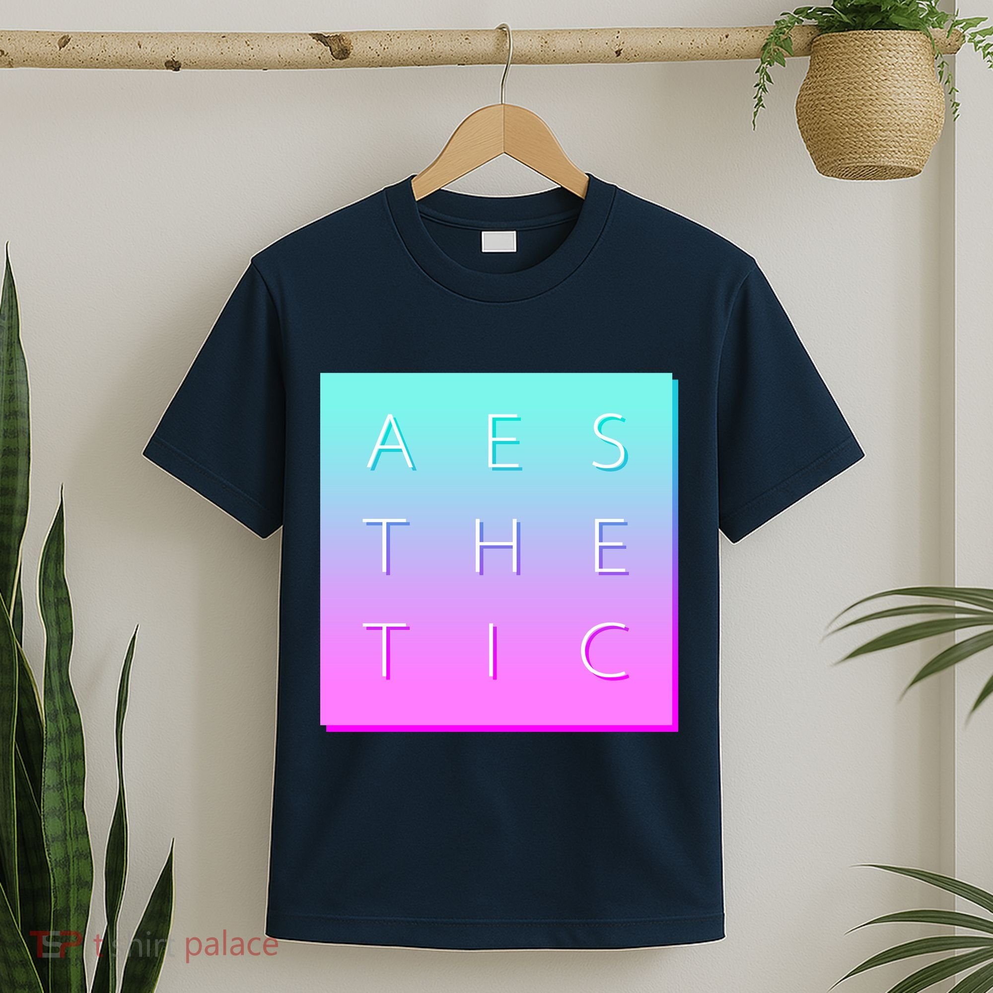 Vaporware Aesthetic Square T-Shirt