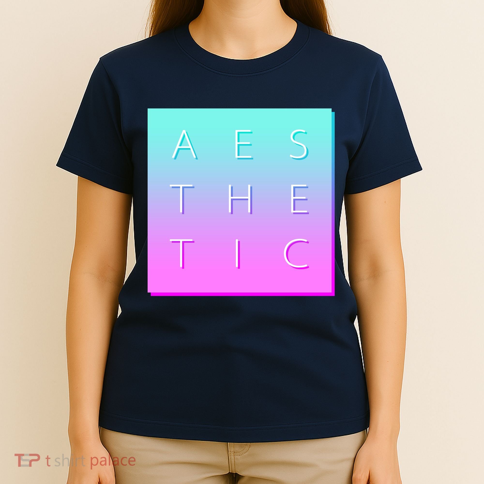 Vaporware Aesthetic Square T-Shirt