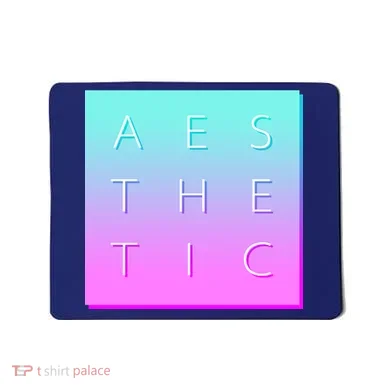 Vaporware Aesthetic Square Mousepad